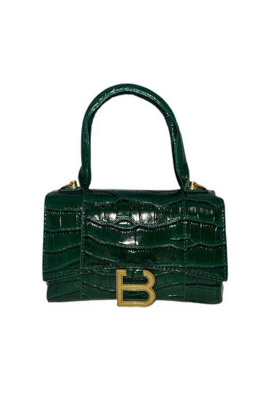 THE BITCHY BAG (SNAKE SKIN GREEN)